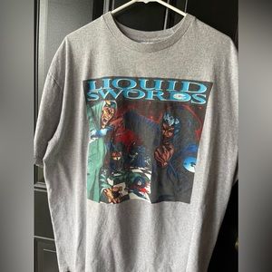 Supreme RZA liquid swords heather gray shirt XL